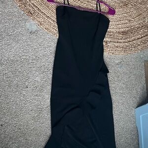 Windsor Elegant Black Asymmetrical Dress